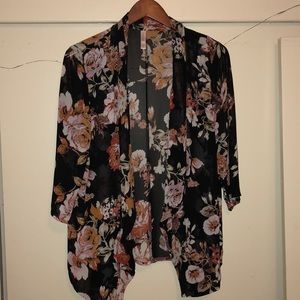Sheer Floral Blazer